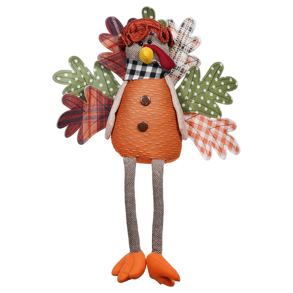 Mrs. Plush Harvest Sitter Turkey