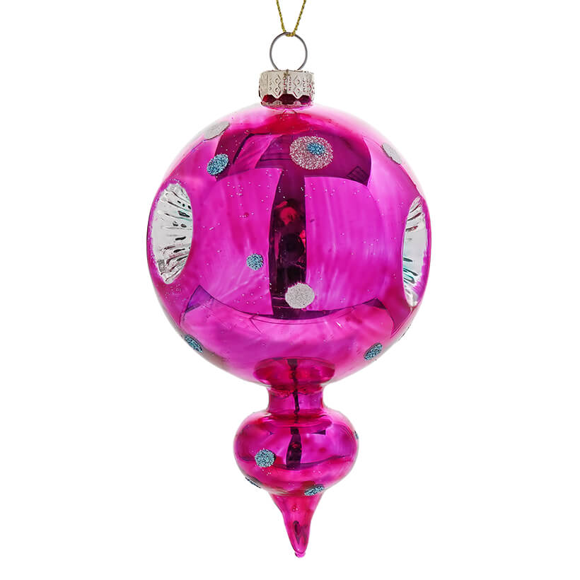 Pink Retro Glam Ornament