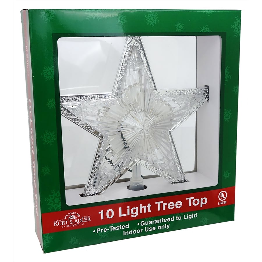 Illuminated Laser Cut Star Tree Topper
