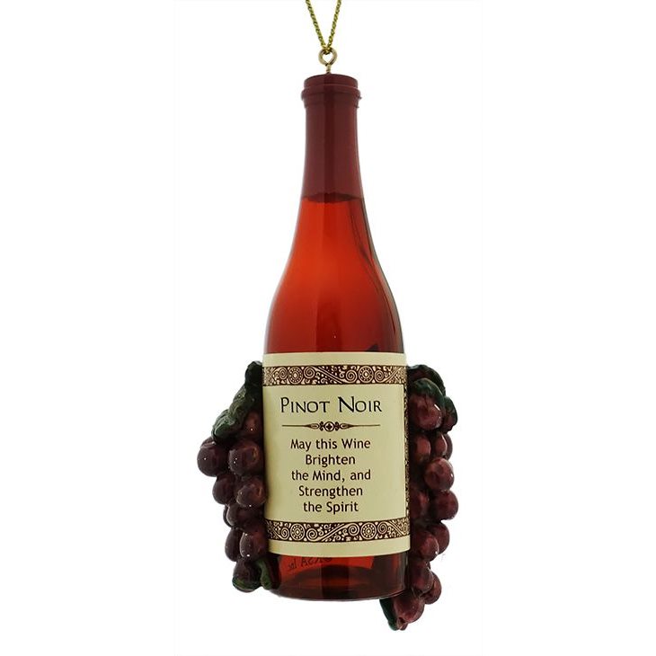 Pinot Noir Wine Bottle Ornament