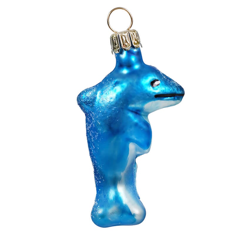 Mini Blue Dolphin Ornament