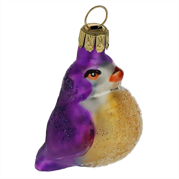 Mini Purple Bird Ornament
