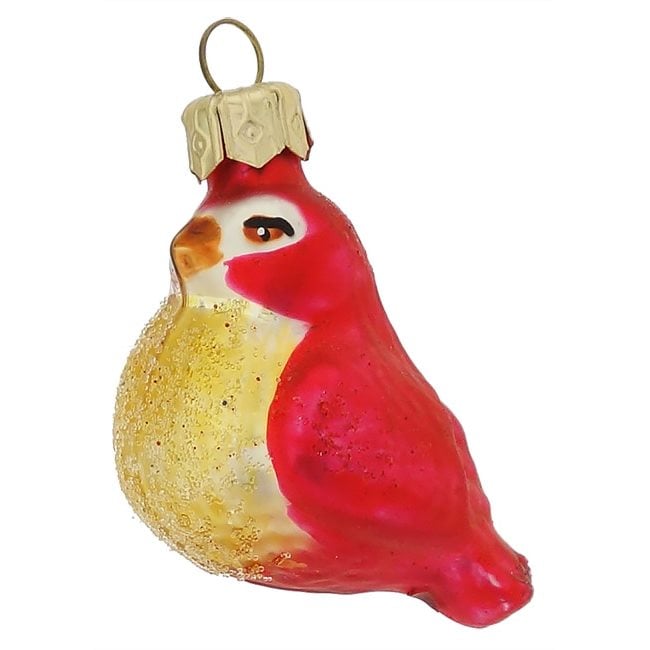Mini Red Bird Ornament