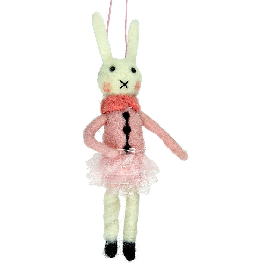 Bunny Ballerina Ornament