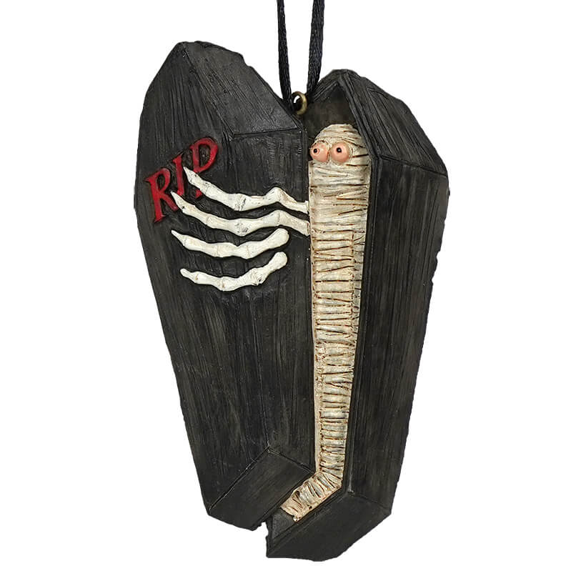 Coffin RIP Mummy Ornament